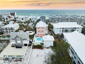 Exterior - Steps to the Beach with Private Pool, Sand Volleyball, and Gulf Views (Santa Rosa Beach)