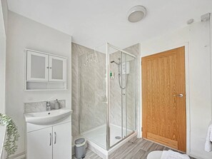Een douche, een haardroger