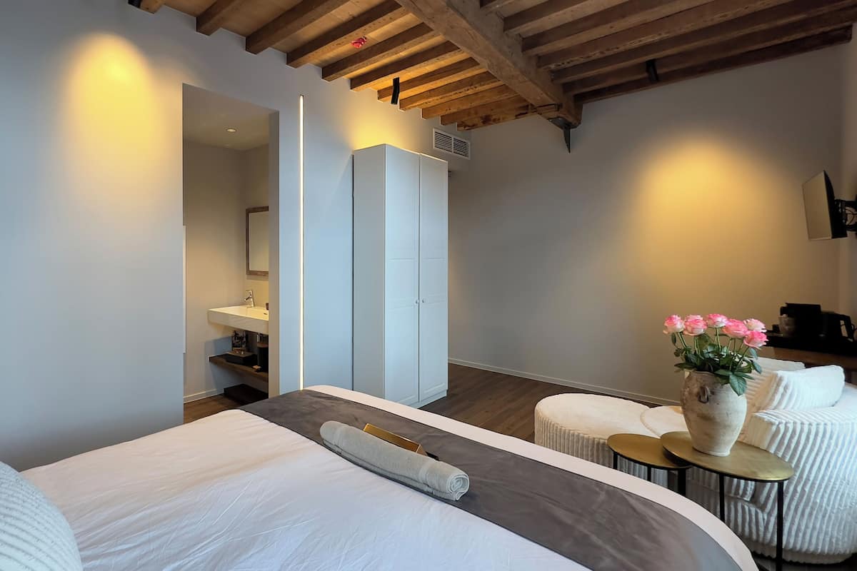 Deluxe Double Room, Garden View | Egyptian cotton sheets, premium bedding, memory foam beds
