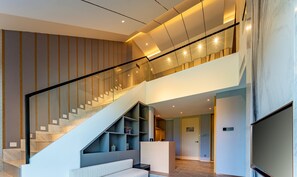 Suite, 2 Bedrooms (Penthouse) | In-room safe, desk, laptop workspace, blackout drapes
