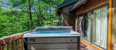 Bain à remous extérieur
