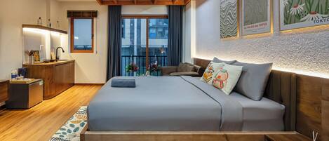 Deluxe Studio | Iron/ironing board, free WiFi, bed sheets