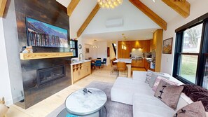 Smart TV, fireplace, offices