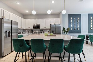 Fridge, microwave, oven, stovetop - Beautiful 12Bed/11.5Bath House  At Bella Vida (Kissimmee)