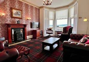 TV connectée, cheminée