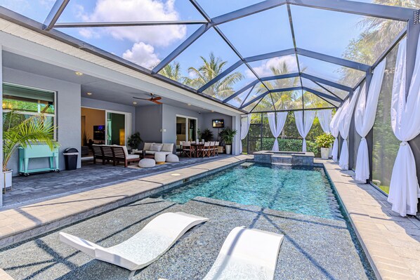 Außenpool, beheizter Pool