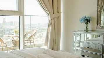 Deluxe-Apartment, Balkon, Stadtblick