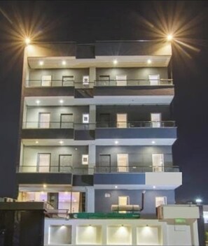 Façade de l’hébergement