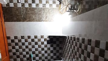 Shower, towels, soap