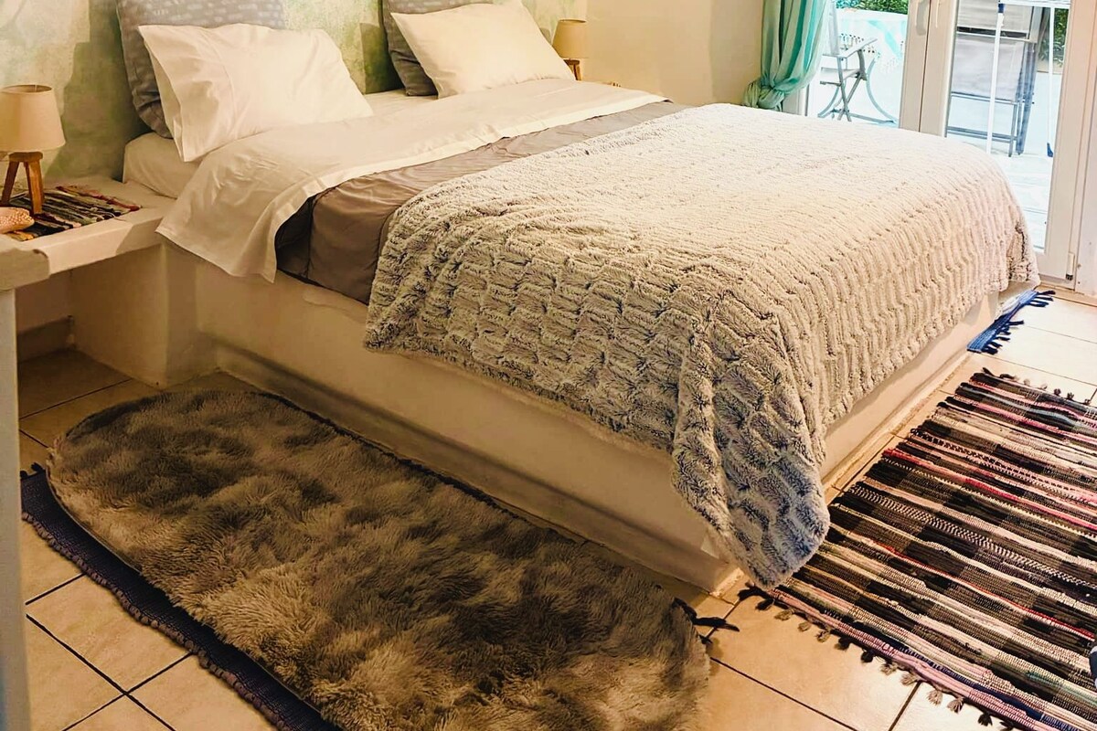 Studio dành cho gia đình, 1 phòng ngủ | Bộ trải giường 