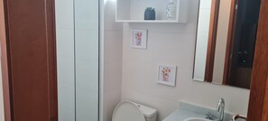 Shower, hair dryer