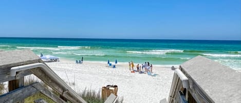 Beach nearby, white sand