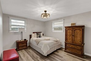 4 bedrooms, iron/ironing board, travel crib, WiFi