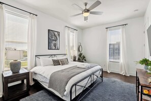 1 chambre, fer et planche Ă repasser, Wi-Fi, draps fournis