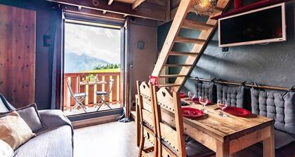 Slow Chalet MontBlanc Soleil sur les pistes Ascenseur Balcon, Vue, Parking