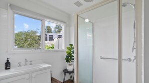 Een douche, een haardroger