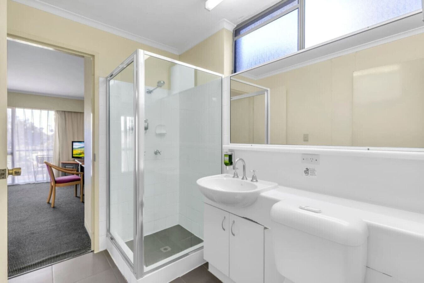 Free toiletries, hair dryer