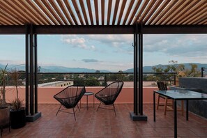 Terrace/patio - Azul  Terraza Diseno Ubicacion Confort  and AC (Oaxaca de Juárez)