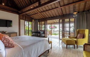 1 bedroom, WiFi, bed sheets - Umah Lusa - Deluxe Suite, 1 Bedroom, Balcony, Garden View
(Banjar)