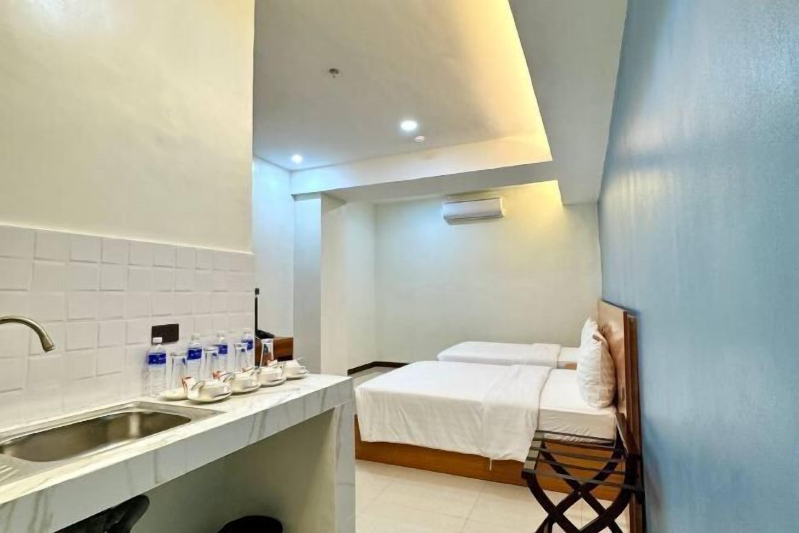 Een kluis op de kamer, verduisterende gordijnen