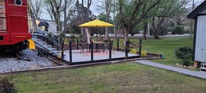 Outdoor dining - Authentic Train Caboose!  5 min to Desoto Falls, Park, Mentone & LT River Canyon (Valley Head)