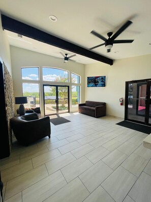 Lobby sitting area