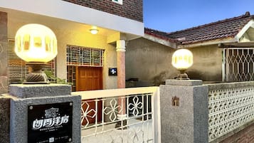 Front of property – evening/night