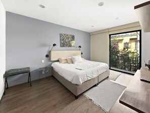 2 bedrooms, in-room safe, laptop workspace, iron/ironing board - 20-202 Elegant 2BR.2.5Baths-Roma Norte (Mexico City)