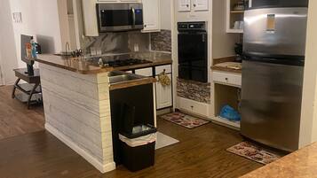 Microwave, oven, stovetop