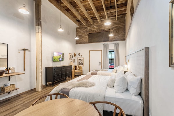Wifi gratis y ropa de cama