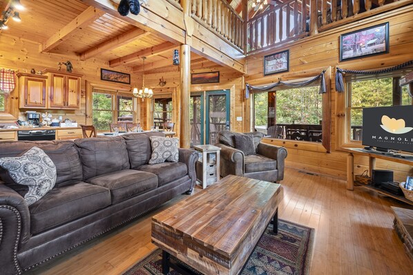 スマートテレビ、暖炉