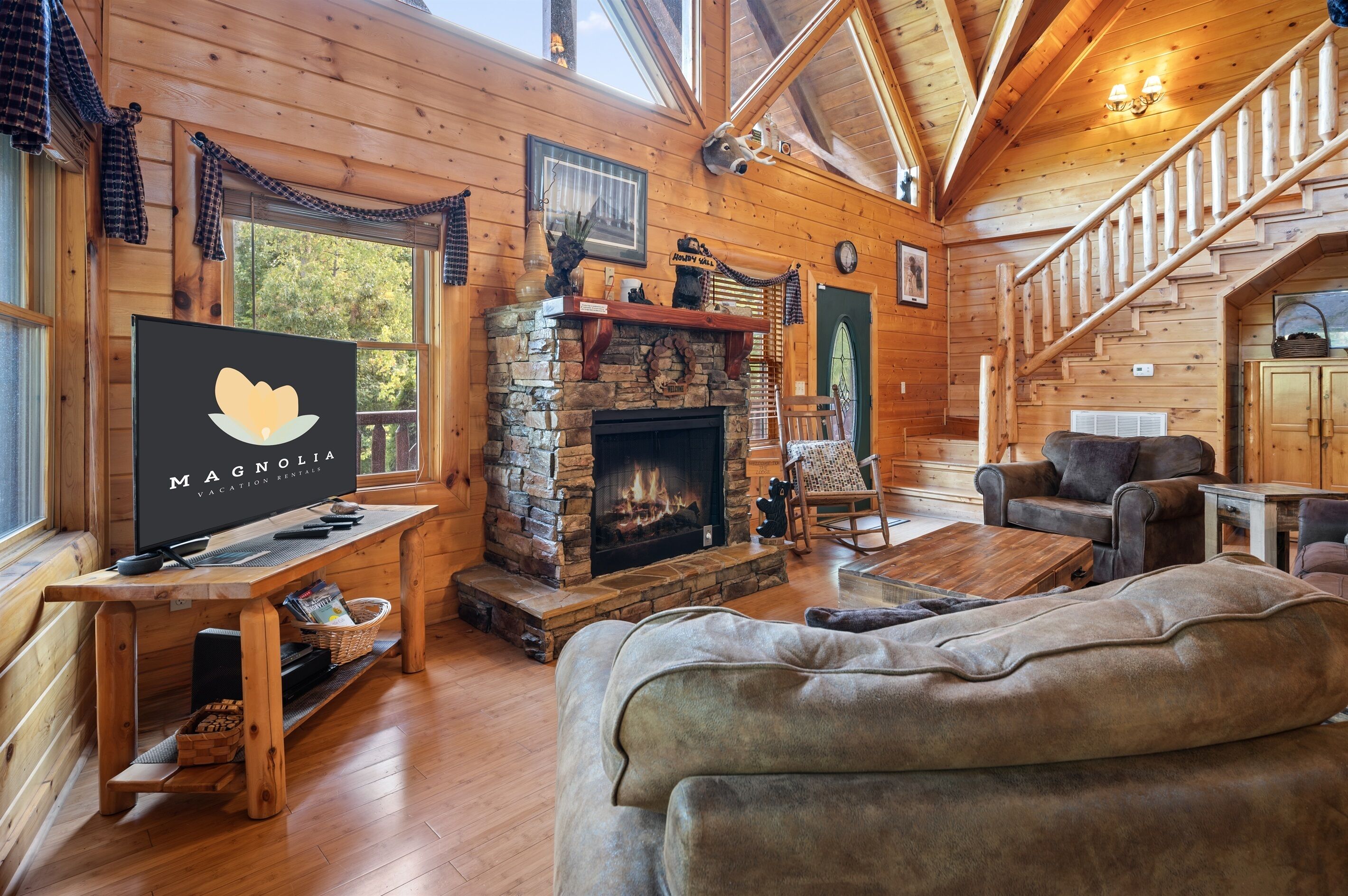 智能电视、壁炉