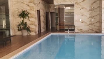 Una piscina riscaldata