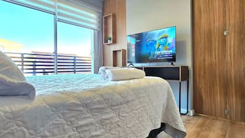 1 Schlafzimmer, Schreibtisch, Bügeleisen/Bügelbrett, WLAN