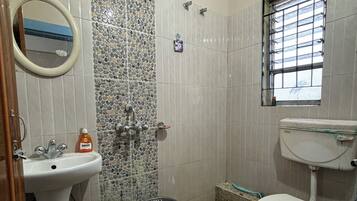 Towels, soap, toilet paper