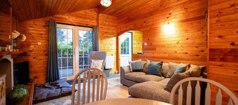 Cozy Log Cabin 346 - Rural Mid Wales