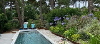 VIlla dunes de Piquey, sleeps 10, peaceful setting between pond and forest