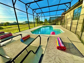 Indoor pool, outdoor pool - Sapphire Haven Near Disney (Davenport)