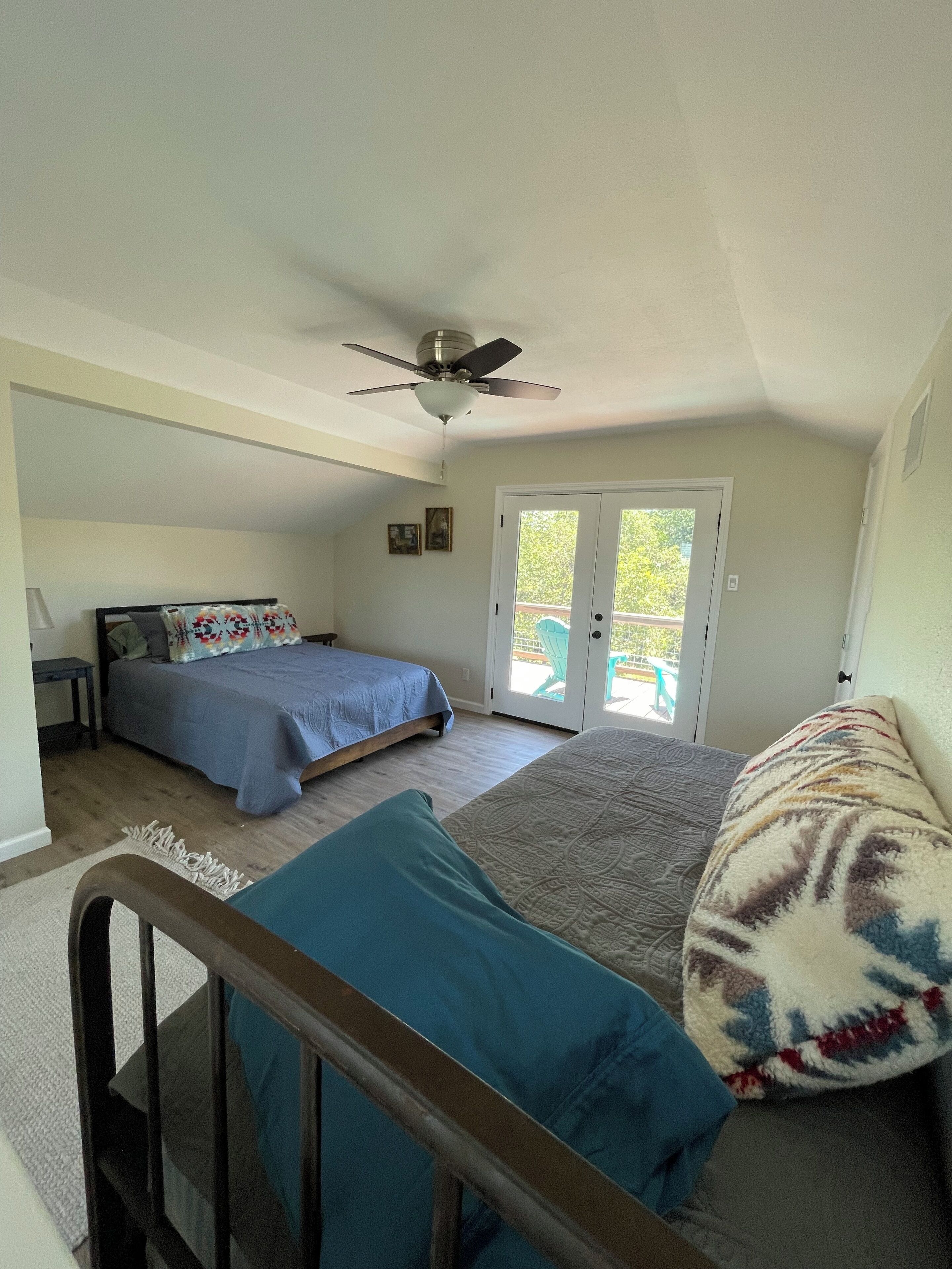 2 bedrooms, iron/ironing board, travel crib, free WiFi