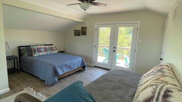 2 bedrooms, iron/ironing board, travel crib, free WiFi
