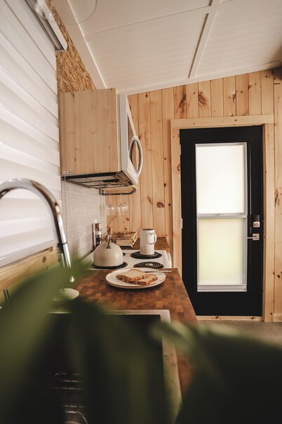 Chalet chaleureux pour deux personnes à l'entrée du Parc National de la Mauricie
