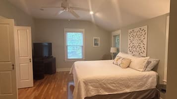 2 bedrooms, iron/ironing board, travel crib, WiFi