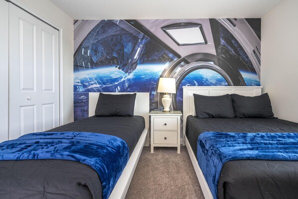 4 chambres, fer et planche à repasser, lit parapluie, Wi-Fi gratuit