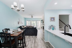 TV, fireplace, offices - Horseshoe Bay Townhome w/ Water Access! (Horseshoe Bay)
