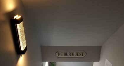 One bed apt w/ private bathroom (1) free charge (1) car parking.