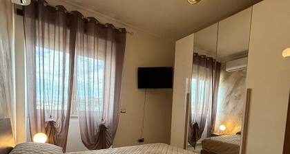 Industrial design apartment with modern minimalist interior