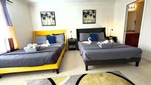 Familien-Stadtwohnung, 2 Schlafzimmer, Küche | 2 Schlafzimmer, Verdunkelungsvorhänge, Bügeleisen/Bügelbrett