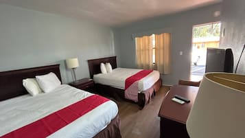 Room, 2 Queen Beds, Non Smoking | In-room safe, iron/ironing board, free WiFi, bed sheets