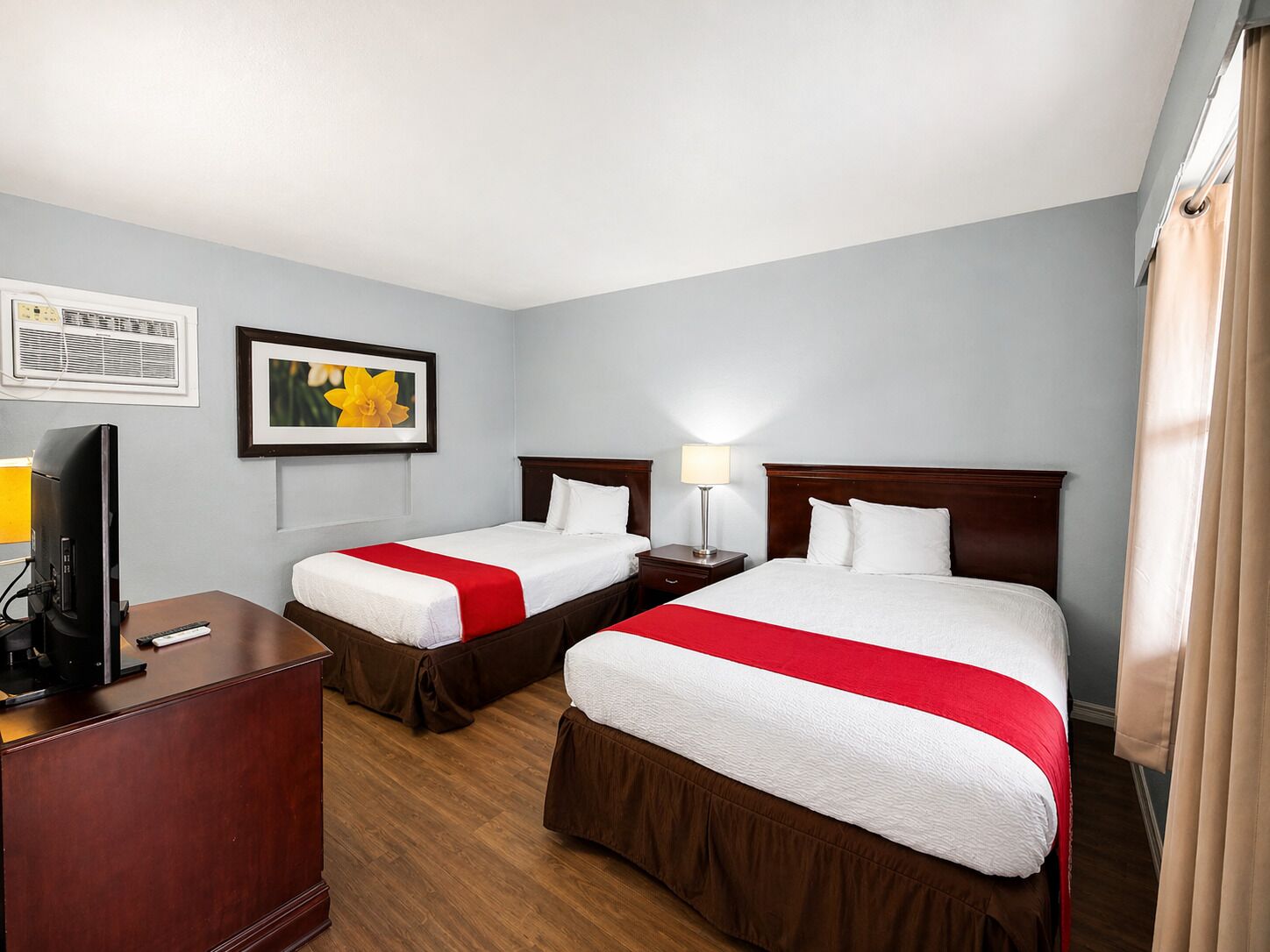 Room, 2 Queen Beds, Non Smoking | In-room safe, iron/ironing board, free WiFi, bed sheets