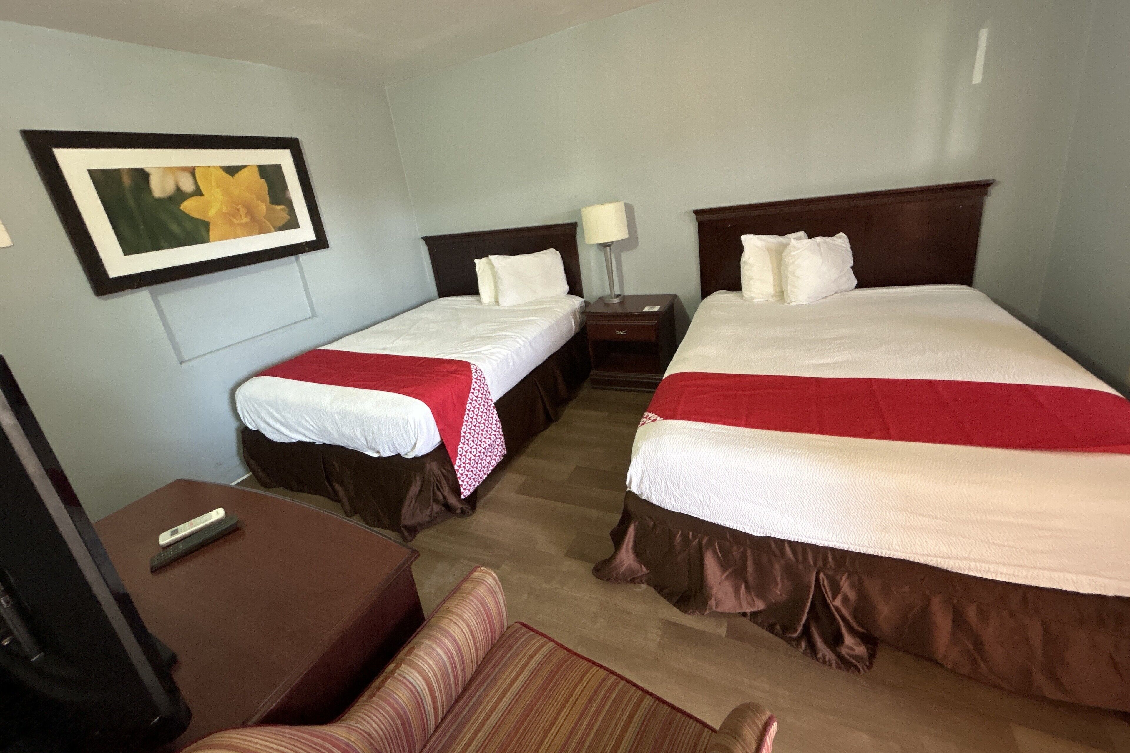 Room, 2 Queen Beds, Non Smoking | In-room safe, iron/ironing board, free WiFi, bed sheets